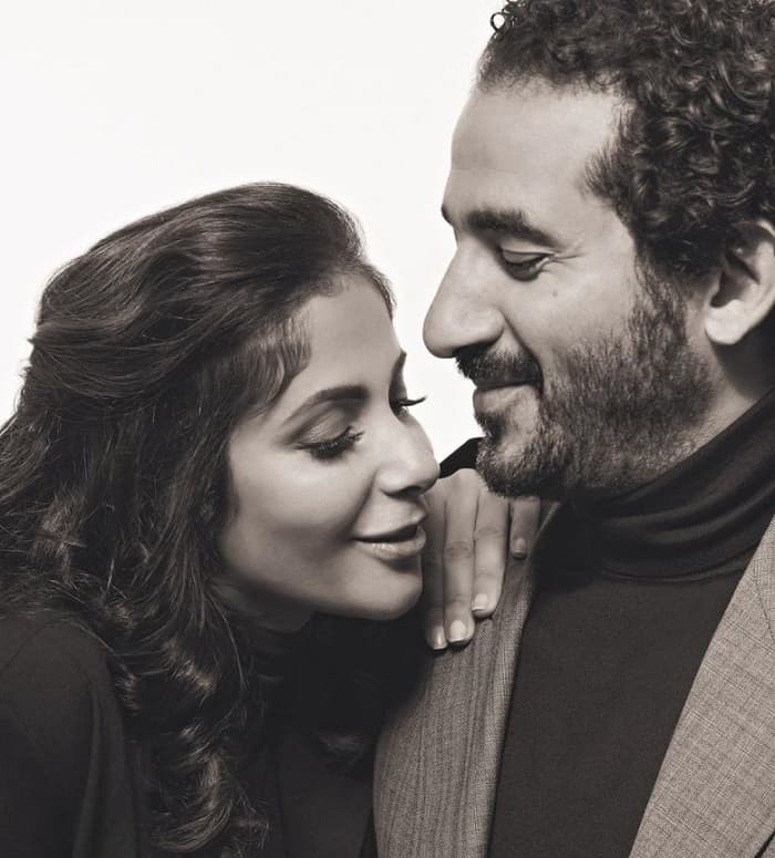 Mona Zaki and Ahmed Helmy.. brought together by date of birth, love at first sight, and 7 works of art